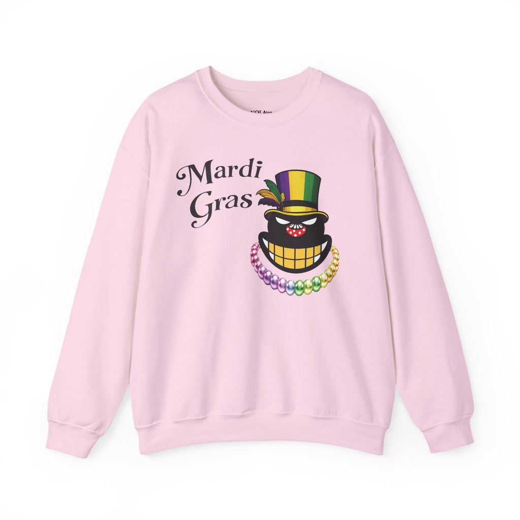 Mardi Gras Top Hat Crewneck Sweatshirt