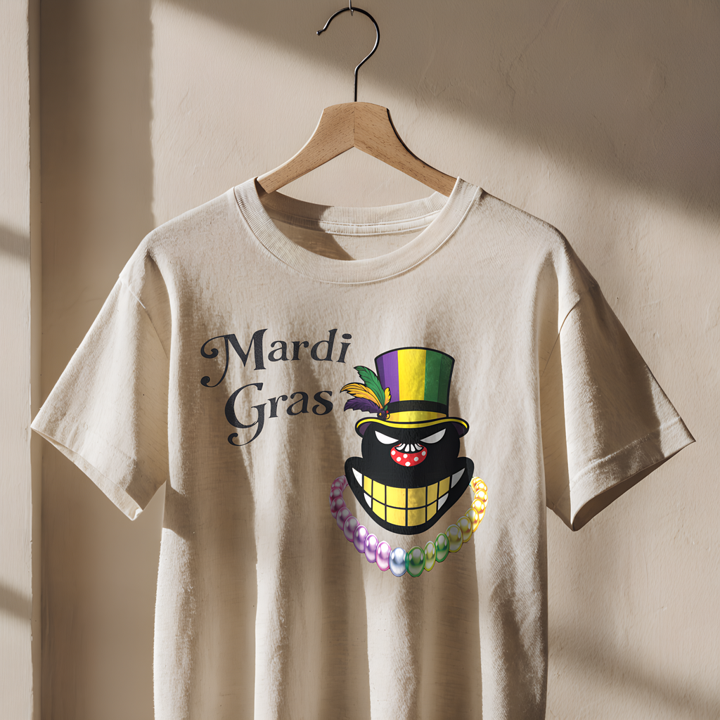 Mardi Gras Top Hat Tee