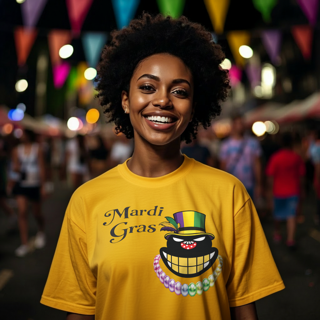 Mardi Gras Top Hat Tee
