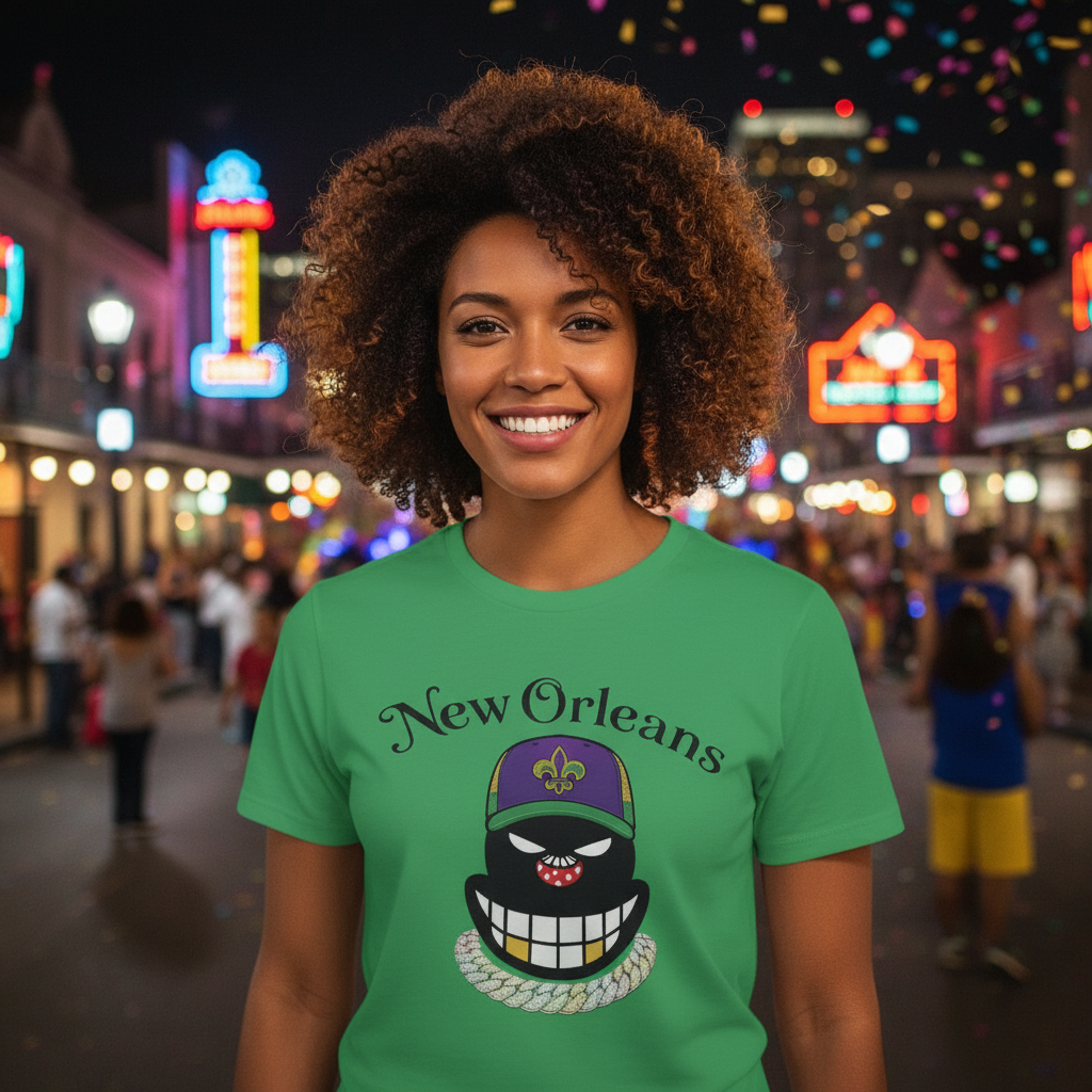 New Orleans T-Shirt — Sinister Smile Ball Cap Tee