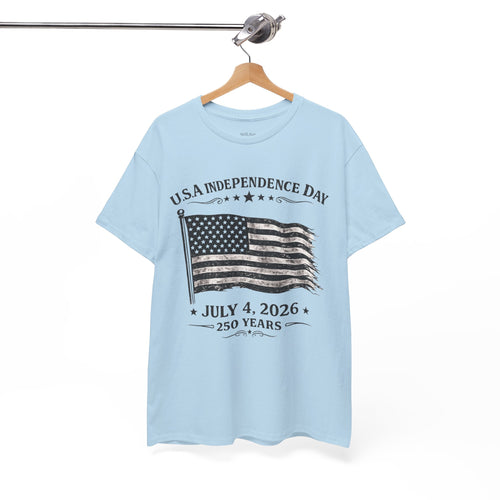 250 years USA Independence Day Flag Tee